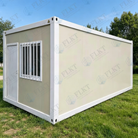 Unité de conteneur modulaire préfabriquée FLKT résistante à la chaleur, anti-poussière, pour habitation en milieu désertique, expédiée en conteneur maritime