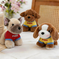 Jouet en peluche personnalisé pour chien, adorable chiot en peluche, poupée animale de dessin animé Kawaii, animal en peluche doux, cadeau d'anniversaire pour enfants, vente en gros