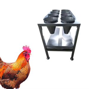 Aves <span class=keywords><strong>Pollo</strong></span> Pato Sangre dejando Sangrar Cono en Matadero - Product Image 1
