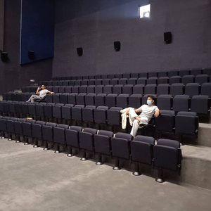Sièges d'auditorium ventilés par pied indépendants de haute qualité sièges de cinéma de salle de musique de performance - Product Image 4