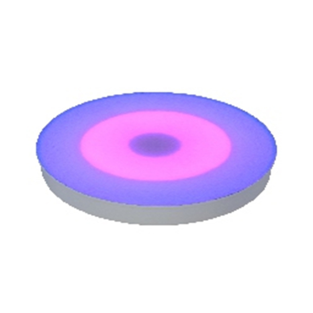 Round Interactive Piano Disco Lights LED Floor Tile Lights Pressure Activated Light and Sound Floor Panel for Theme Park