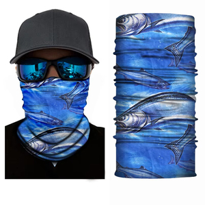 Pañuelo Tubular Multifuncional Sublimable con Estampado de Peces Oceánicos para Ciclismo y Pesca - Product Image 5