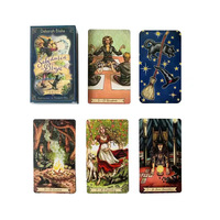 Conception personnalisée en gros de jeux de cartes Oracle jeux de cartes de jeu cartes de tarot en papier d'impression personnalisée 78 jeux