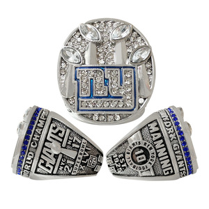 Anillo de Campeonato de los New York Giants de la <span class=keywords><strong>NFL</strong></span> 2011, Anillo de Fútbol Americano Clásico de Aleación, Accesorios Europeos y Americanos, Venta Directa de Fábrica - Product Image 6