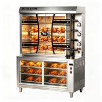 Machine à rôtir les poulets verticale automatique à gaz LIBERMANN de haute qualité à prix avantageux avec armoire isolée à vendre