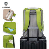 Matériaux populaires, écologiques et recyclés, sac à dos quotidien durable de 15,6 pouces, logo personnalisable, sac à dos pour ordinateur portable unisexe