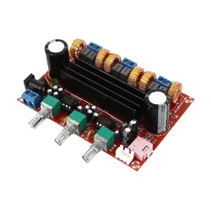 XH-M139 2.1 channel digital power amplifier board 12V-24V wide voltage TPA3116D2 2*50W+100W