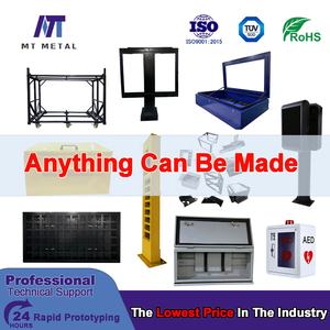 Boîte aux lettres de sécurité extérieure personnalisée boîtier en tôle revêtue de poudre découpée au laser boîte de dépôt de <span class=keywords><strong>colis</strong></span> antivol pour soudage plié - Product Image 3