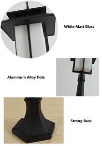 Thiết Kế Đơn Giản Ngoài Trời IP65 Không Thấm Nước Năng Lượng Mặt Trời Powered Vườn Bài Đèn LED Trụ Cột Ánh Sáng Sân Bollard Ánh Sáng Năng Lượng Mặt Trời Cổng Ánh Sáng - Product Image 4