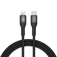 Kabel Pengisian Cepat USB-C ke IOS 27W Anti-Keringat dengan PIN yang Ditingkatkan untuk iPhone 6-14, Sesuai Standar OEM EU US