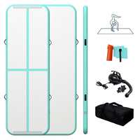 Tapis de gymnastique gonflable Air Track 3M 4M 5M 6M avec pompe pour la gymnastique artistique et l'entraînement physique