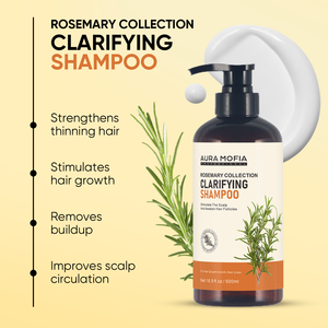 Лидер продаж, шампунь с розмариновым маслом, без биотина сульфата, Органический натуральный веганский шампунь для роста волос и набор кондиционеров для женщин - Product Image 5