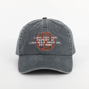 Casquette de baseball non structurée pour homme, style vintage, en coton lavé, avec logo brodé, 6 panneaux, haute qualité, personnalisable OEM, profil bas, tendance - Product Image 2