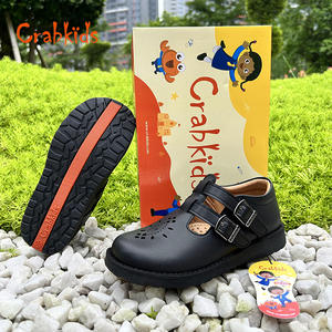 Crabkids New Stock Arrival <strong>Little</strong> Girl Breathable <strong>Real</strong> Leather School <strong>Shoes</strong> Dress <strong>Shoes</strong> for School Party - Product Image 6