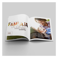 Folleto A4 de papel para impresión de libros personalizado, manual de instrucciones, carpeta de presentación, fábrica de alta calidad