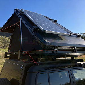 เต็นท์หลังคารถแบบพับได้สำหรับ 4 คน ทำจากอลูมิเนียม สำหรับรถออฟโรด 4x4  พร้อมผ้าใบอ๊อกซ์ฟอร์ด  แบบเปลือกแข็ง สำหรับตั้งแคมป์ - Product Image 4