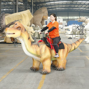 2022เด็กห้างสรรพสินค้านั่ง Dinasours ขี่ไดโนเสาร์เหรียญดำเนินการ Kiddie ขี่ไดโนเสาร์ไรเดอร์ - Product Image 3