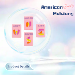 Avisocean - Fichas de Póker y Mahjong Americanas Modernas de Lujo, 1.42 Pulgadas, 36 Unidades #   <span class=keywords><strong>Casino</strong></span> de Acrílico de Una Sola Capa Grabado por Ambos Lados para 4 Personas - Product Image 2