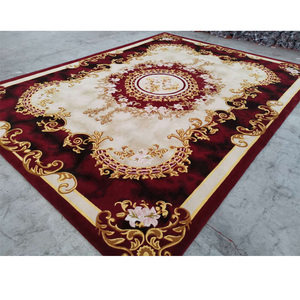 Alfombra de lana suave con diseño personalizado tallado a mano, tamaño grande, persa, 3D, patrón Floral, redondo - Product Image 2