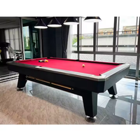 Wanyaju Factory Hochwertiger, stilvoller 9-Ball-Billardtisch Kommerzieller amerikanischer Schieferbett-Billardtisch auf Lager für ernsthafte Spieler
