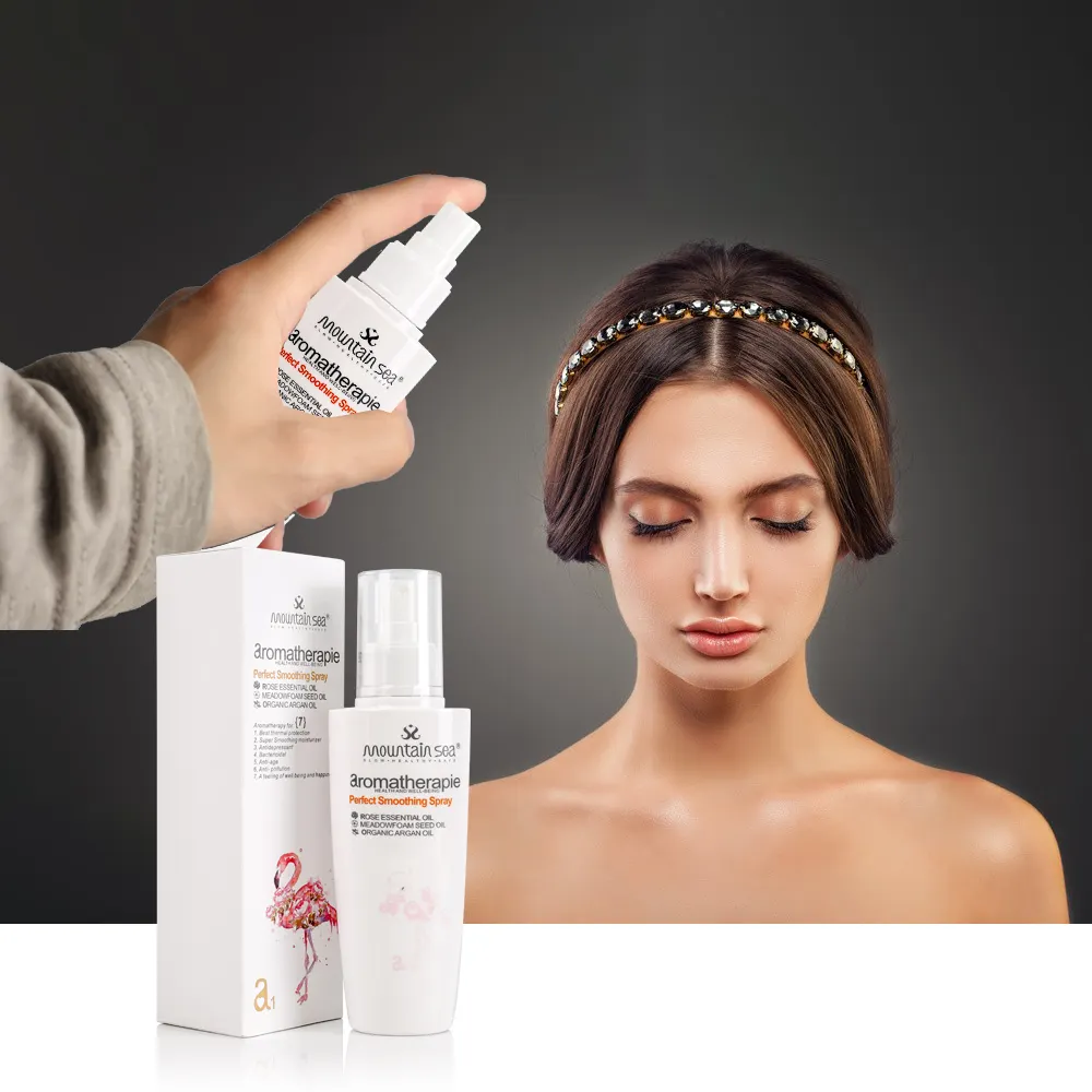 Private Label Detang ler Spray Rosenöl Hitzeschutz spray für Haare