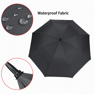 D6092 <span class=keywords><strong>Parapluie</strong></span> de <span class=keywords><strong>golf</strong></span> coupe-vent à double couche, grand format 30 pouces, avec logo personnalisé imprimé - Product Image 4