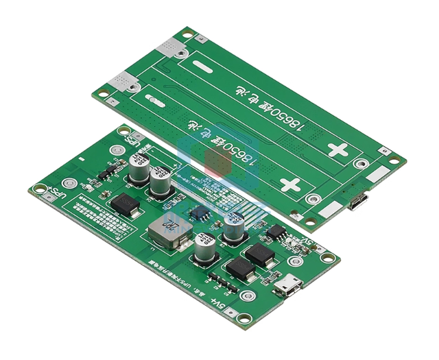 3A High-Power 18650 Lithium Battery Boost Module 5V-12V Charge-While-Discharge Charging Board UPS Uninterruptible Power Supply