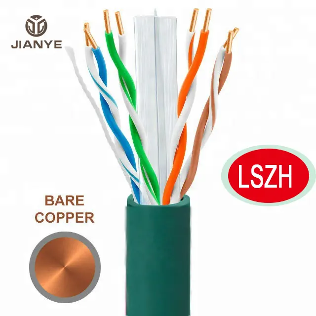 اختبار نجاح كابل شبكة LAN نحاسي من CAT6/CAT6A 23AWG 305m 23AWG 0.57 للاستخدام داخل وخارج المنزل UTP/FTP