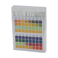 Bandelettes de test pH 0-14, kits d'indication urinaire et salivaire, papier de test alcalin et acide, test de tournesol pour l'eau, 100 bandelettes