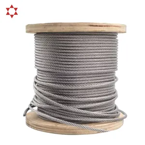 Factory Wholesale 1/2 12.7mm pc Strand 1860Mpa High Tensile Steel Strand Wire 1*7 1*19 Steel Strand
