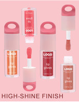 Gloss à lèvres repulpant liquide, fini mat, végétalien, minéral, longue tenue, avec porte-clés, marque privée, pour un maquillage tendance et éclatant