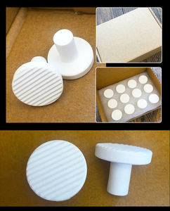 Bouchons en céramique blanche écologique plaque ronde Base corail Frag disques support avec différentes tailles pour carreaux d'aquarium SPS LPS - Product Image 5