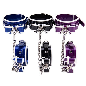 Jouets Bdsm de haute qualité en cuir Bondage menottes <span class=keywords><strong>esclave</strong></span> Bdsm poignets pour mains et <span class=keywords><strong>pieds</strong></span> - Product Image 1