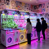 Machine à griffes d'arcade commerciale de grande envergure, vente en gros d'usine, avec cabinet métallique, personnalisable pour paiement par pièces, code QR et carte