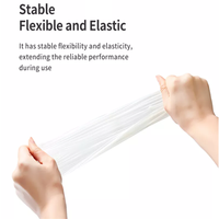 Gants de tatouage ménagers de qualité alimentaire Gants jetables en vinyle transparent sans poudre M 4.5g
