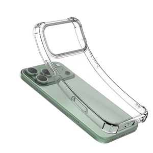 Coque de téléphone antichoc en silicone TPU avec coussin d'air pour iPhone 17 Series, anti-chute et résistante aux chocs, avec motif animal transparent - Product Image 4