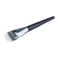 Pinceau de maquillage professionnel à manche large en bois plat pour fond de teint, masque et boue, haute efficacité, Cangzhou