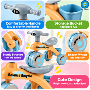 Modèle de <span class=keywords><strong>mini</strong></span>-vélo d'équilibre à assembler soi-même, jouet pour enfants, 3 roues, jouets de construction STEM, jouets éducatifs Montessori, cadeau, ornement de bureau - Product Image 5