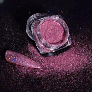 กลิตเตอร์สีชมพูเรืองแสงในที่มืดแบบชิ้นใหญ่สำหรับงานฝีมือและตกแต่งเล็บ - Product Image 1