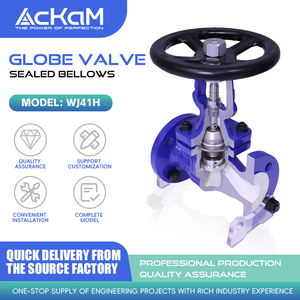 Trung Quốc wj41h tiêu chuẩn gang cầu van DN25 với PTFE lót ống thổi con dấu hướng dẫn sử dụng điện cho hơi nước - Product Image 2