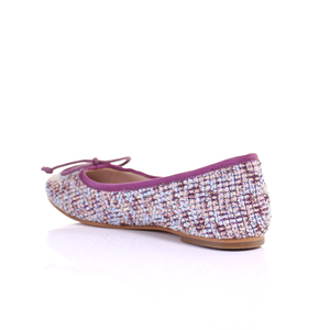 ผ้าปักลายบัลเลริน่า (สีม่วง) - Product Image 4