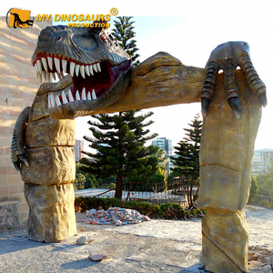 My <span class=keywords><strong>Dino</strong></span> XJ388 Dinosaur Theme <span class=keywords><strong>Park</strong></span> Puerta de <span class=keywords><strong>entrada</strong></span> de dinosaurio de fibra de vidrio - Product Image 1