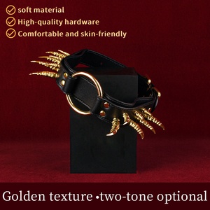 Collar de Cuero con Púas FUNSM para Juegos de Rol BDSM, Collar BDSM de Alta Calidad para Mujeres y Hombres, Juguetes Sexuales - Product Image 5
