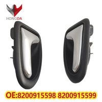 Poignée de porte Pièces de voiture Renault Poignée de porte intérieure avec chrome OE 8200915598 8200915599 pour Opel Vivaro Renault Traffic