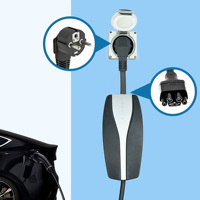 Adaptador Schuko OEM ODM Gen 2, Conector Móvil Universal con Cable TPE, Modelo S Y X, Conectores 3-EV, Adaptador NEMA NACS EU 16A