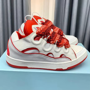 Zapatos Casuales de Alta Calidad, Unisex, Diseño LAN, con Cordones, Punta Redonda, Zapatillas Bajas, Deportivas de Lujo - Product Image 1