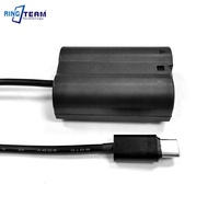 Coupleur DC Type C Décodé EN-EL15 EP5B EP-5B pour Appareils Photo Nikon 1V1 D7200 D7100 D7000 D810 D810A D800 D800E D850 D750 D610 D600