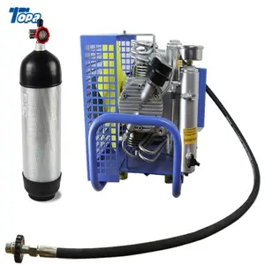 Portable 300 Bar Electric Commercial Air Tank Set To Dive Bottle Diving Scuba Compressor With Filling Tanks Refill Hose For Sale