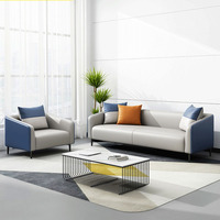Canapé d'angle élastique de luxe abordable pour salon d'appartement, mobilier en forme de U, ensemble de canapés de bureau pour négociations commerciales