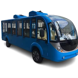 CE bleu de Seater de la voiture guidée 8-14 d'autobus de tourisme <span class=keywords><strong>électrique</strong></span> approuvé - Product Image 2